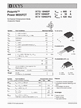 DataSheet IXTV18N60PS pdf